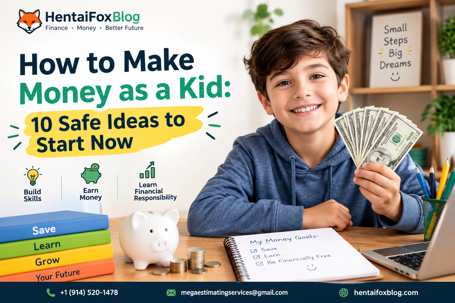 How to Make Money as a Kid: 10 Safe Ideas to Start Now
